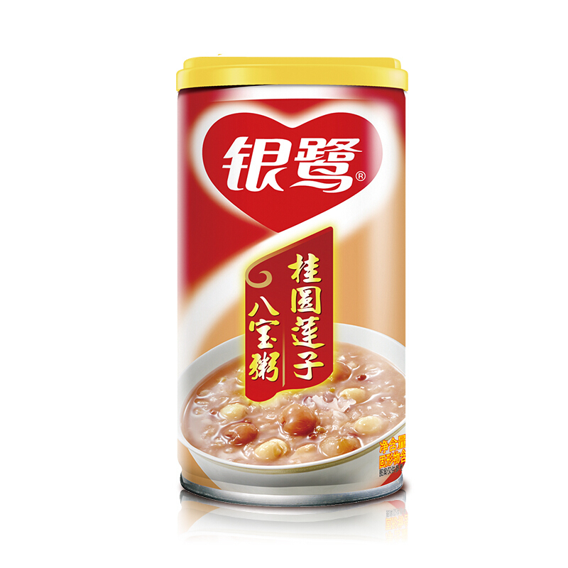 Longan & Lotus Babaozhou 360g | 银鹭 桂圆莲子八宝粥 360g