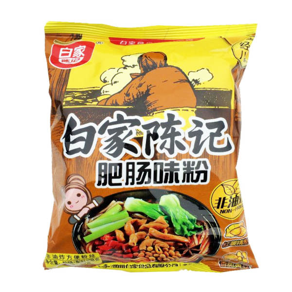 白家陈记 方便粉丝 肥肠味 袋装 108g | CN BJ Inst Vermi Artif Fei-Chang 108g BAG