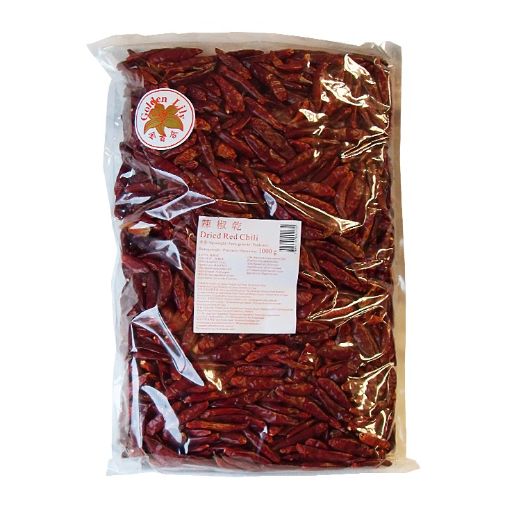 金百合 干辣椒 1kg | GL Dried Red Chilli 1kg