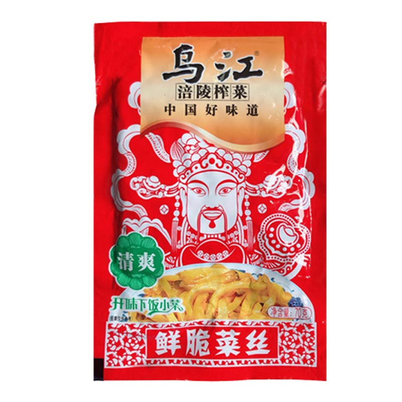 乌江 鲜脆榨菜丝 清香 80g | Wujiang Light Flavour mustard Tube 80g