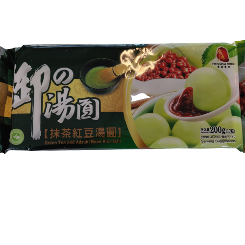 FF TW Green Tea&Adzuki Bean Rice Ball 200g | 香源台湾抹茶红豆汤圆 200g