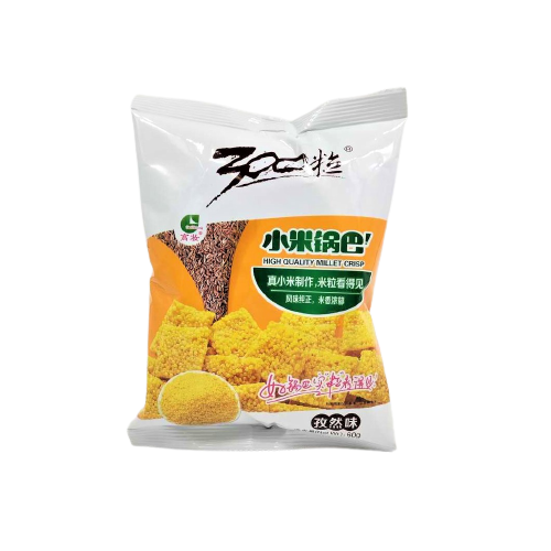 300粒 小米锅巴 孜然味  | XM Crispy Millet Cumin Flavor 60g
