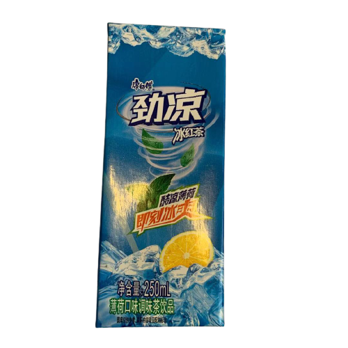 康师傅 劲凉 冰红茶 250ml | Mr.kon Mint Black Tea 250ml