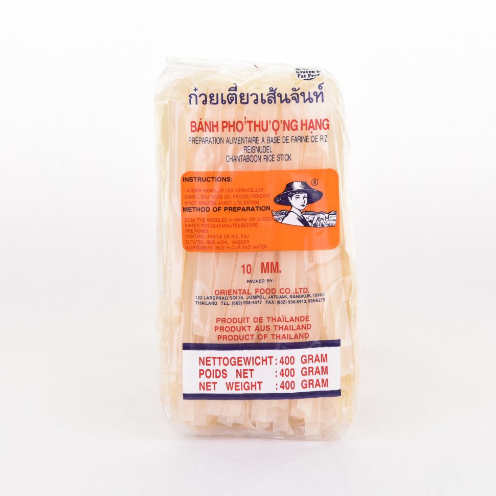 Farmer 河粉 (10mm) 400g | Farmer Rice Sticks (Straight) 10mm 400g