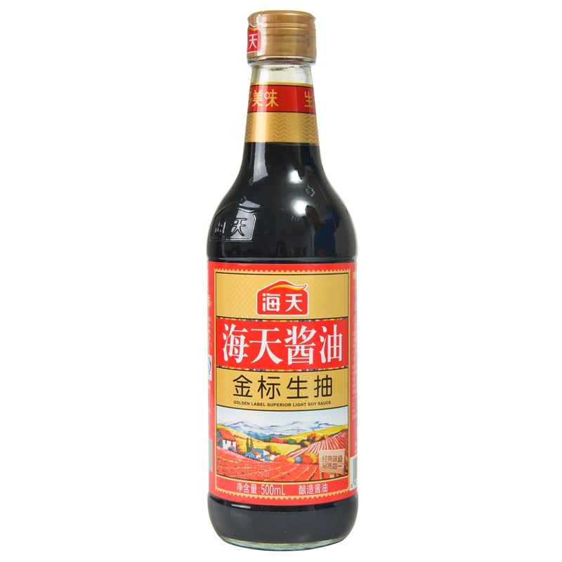 海天 金标生抽王 500ml | HT Goldenlabel Superior Light Soy Sauce 500ml