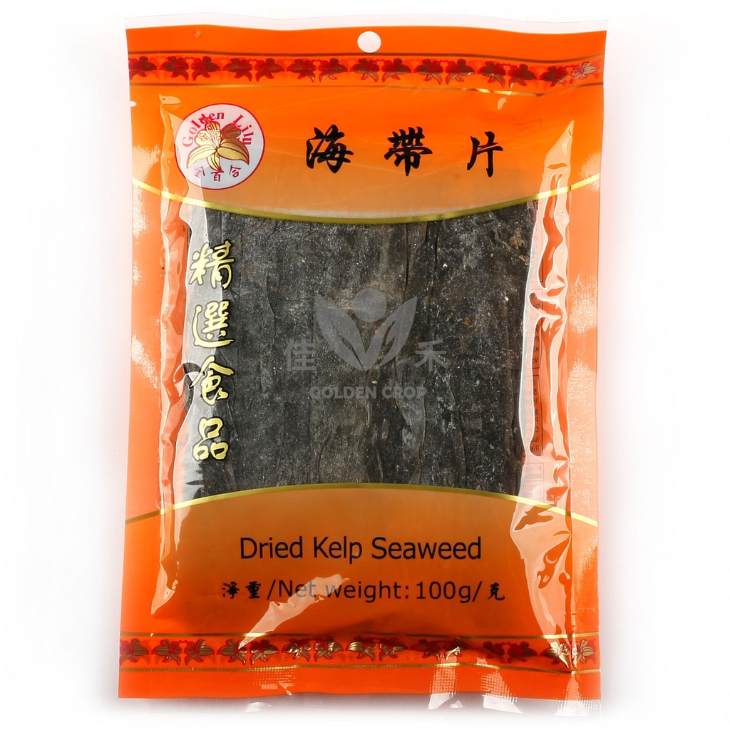 金百合 海带片 100g | Golden Lily Dried Kelp Seaweed 100g