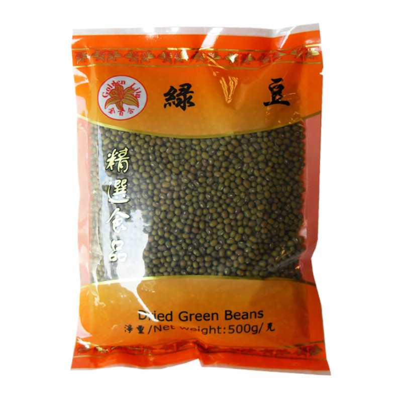 金百合 绿豆 500g | GL Dried Green Beans 500g