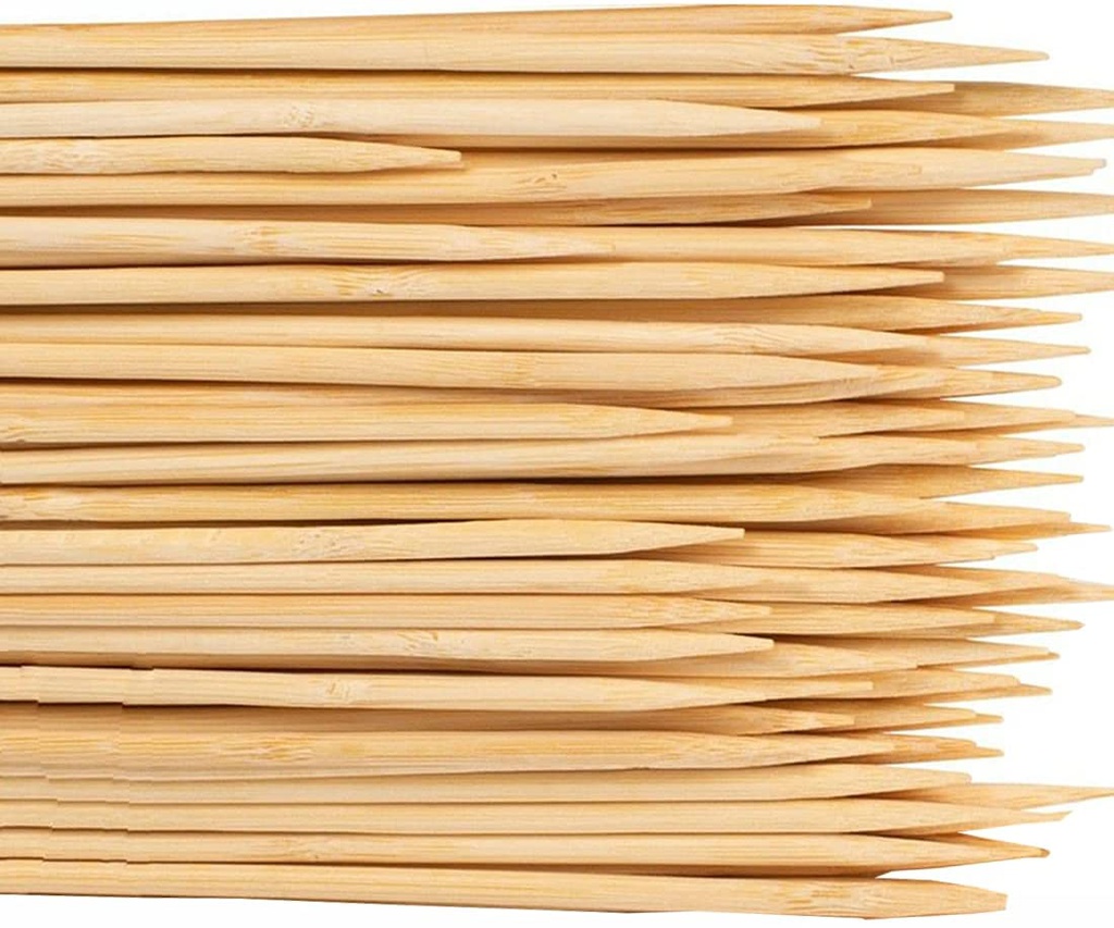 无把 竹签 / 包 [25cm] | No Pointed Bamboo Stick 25cm*2.5mm*100Pcs