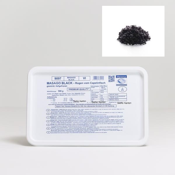 多春鱼子 (黑) 500g | Masago Black 500g