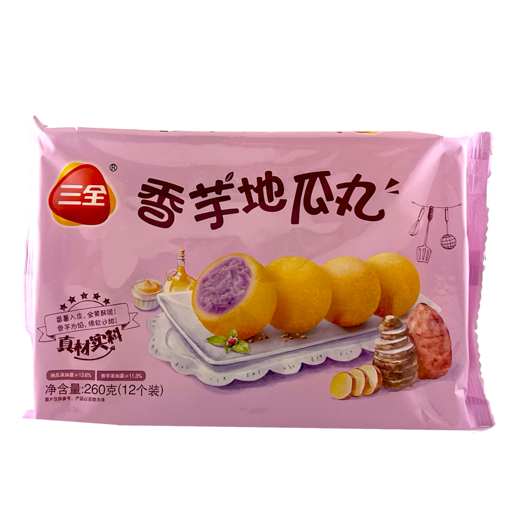SQ Taro Sweet Potato Ball 260g | 三全 香芋地瓜丸 260g
