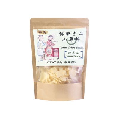 Yumei Yam Chips Snacks Cumin Flavor 188g | 与美 山药脆片 孜然味 188g