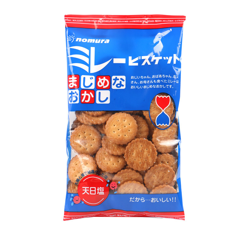 日本 网红 野村粗粮小饼干 0淀粉 130g | JP Nomura Biscuit Salt Flavor 130g