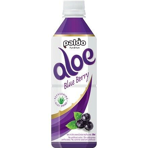 PALDO Aloe Vera Drink Blueberry 500ml | 八道 蓝莓饮料 500ml