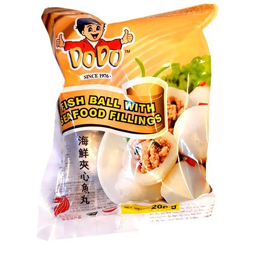 DODO Fish Ball With Seafood Fillings 200g | DODO 海鲜包心鱼丸 200g