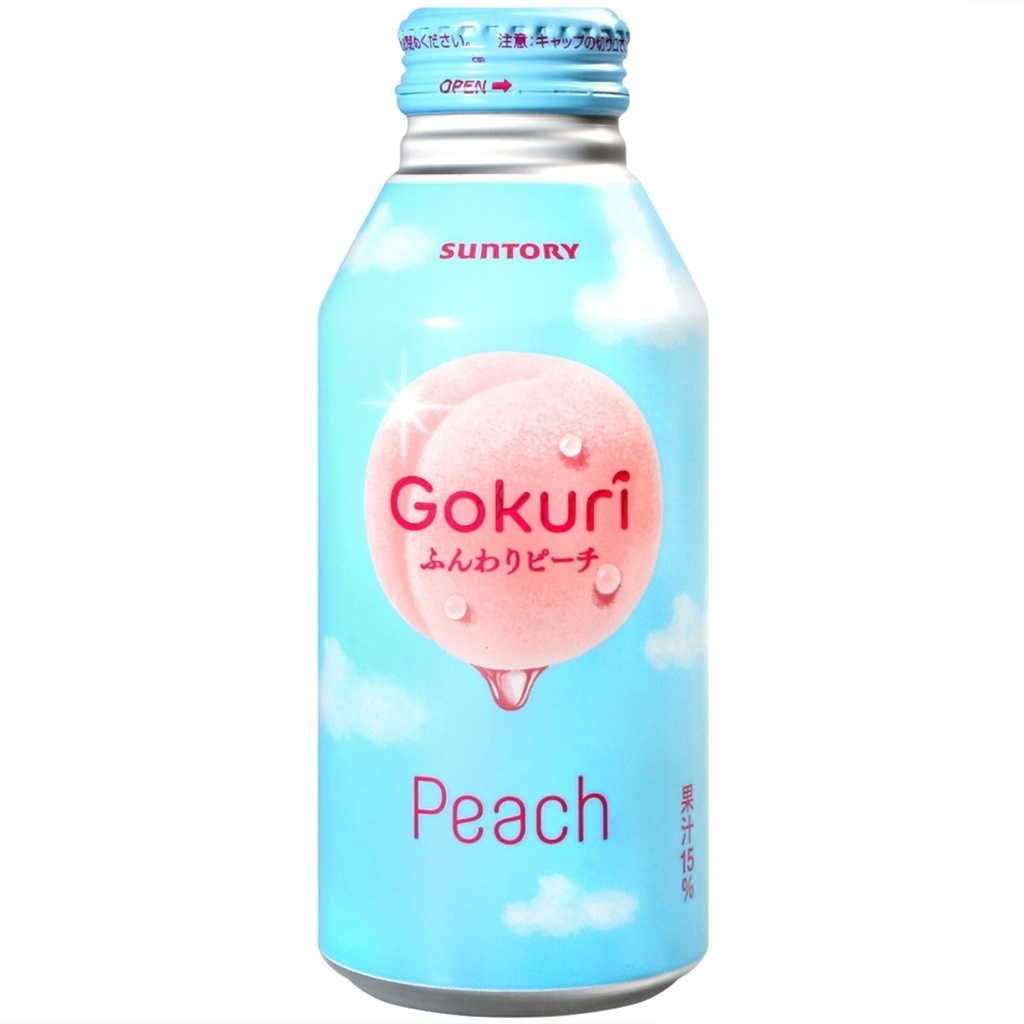JP Suntory Gokuri Peach Juice 400ML | 日本 三得利 桃子果汁 400ML