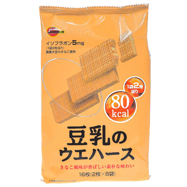 日本 豆乳华夫饼 112.8g | JP Bourbon Soy Milk Wafer 112.8g