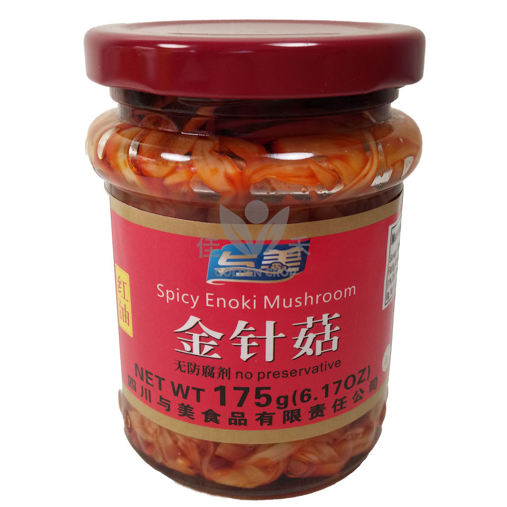 Yumei Spicy Enoki Mushroom 175g | 与美 金针菇 辣味 175g