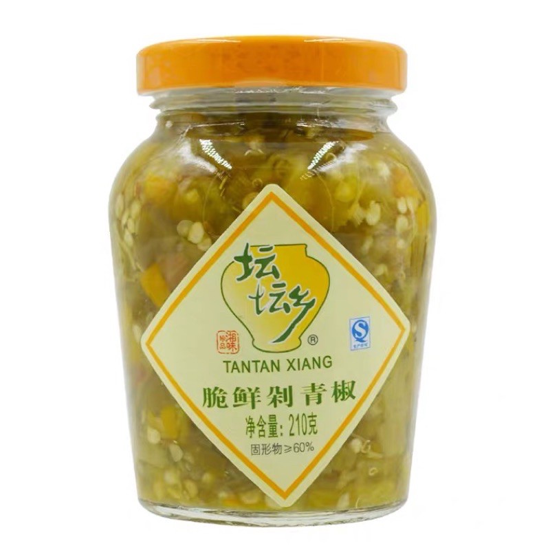 坛坛乡 剁青椒 210g | TTX Chopped Green Chili 210g