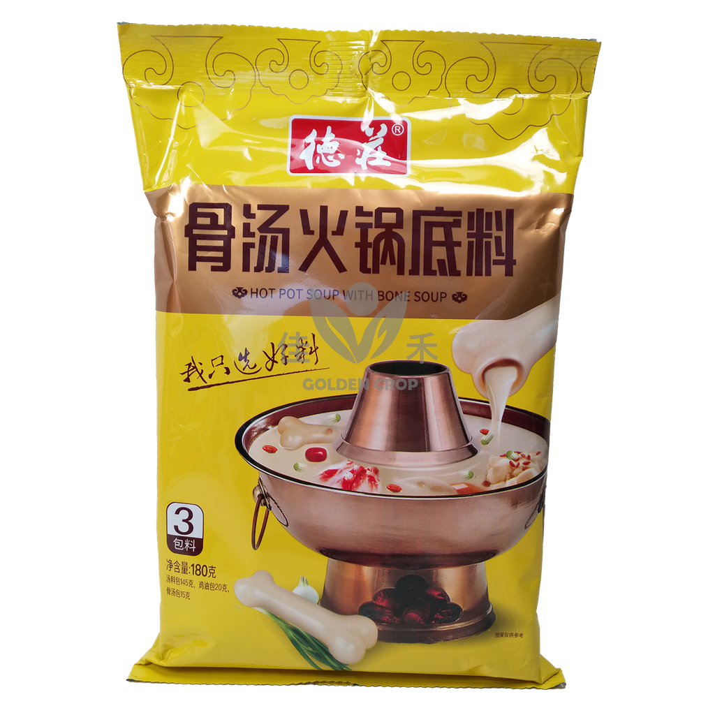 德庄 火锅底料 牛骨汤 180g | CN DZ Hotpot Soupbase beef bone 180g