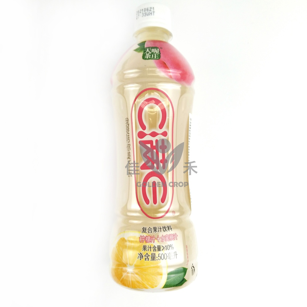 TWCZ CE Peach Juice 500ml | 天喔茶庄 C满E饮料 水蜜桃味 500ml