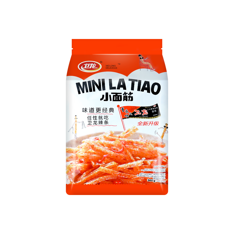 WL Hot Mini Strip 360g | 卫龙 小面筋(辣条) 360g