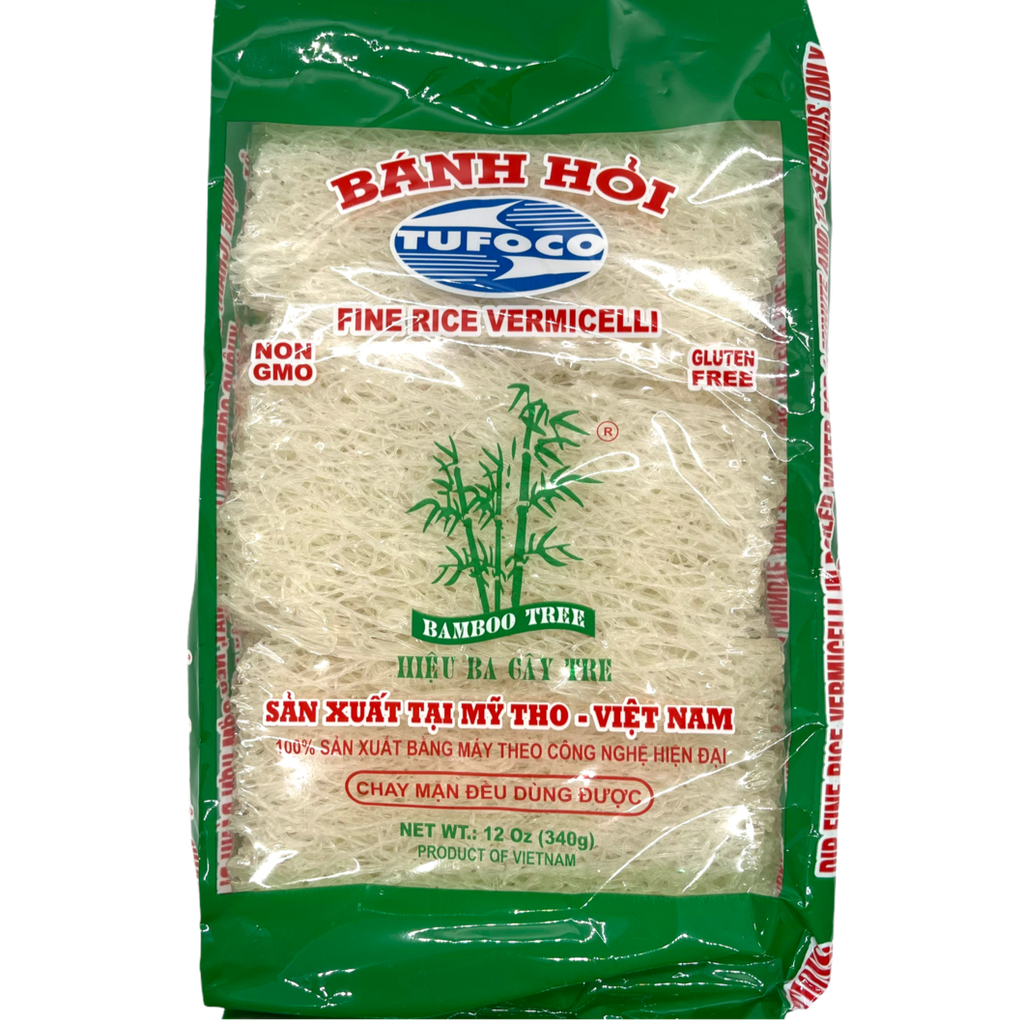 竹树牌 超细越南米粉 (无麸质) 340g | Bamboo Tree Fine Rice Vermicelli (Gluten Free) 340g