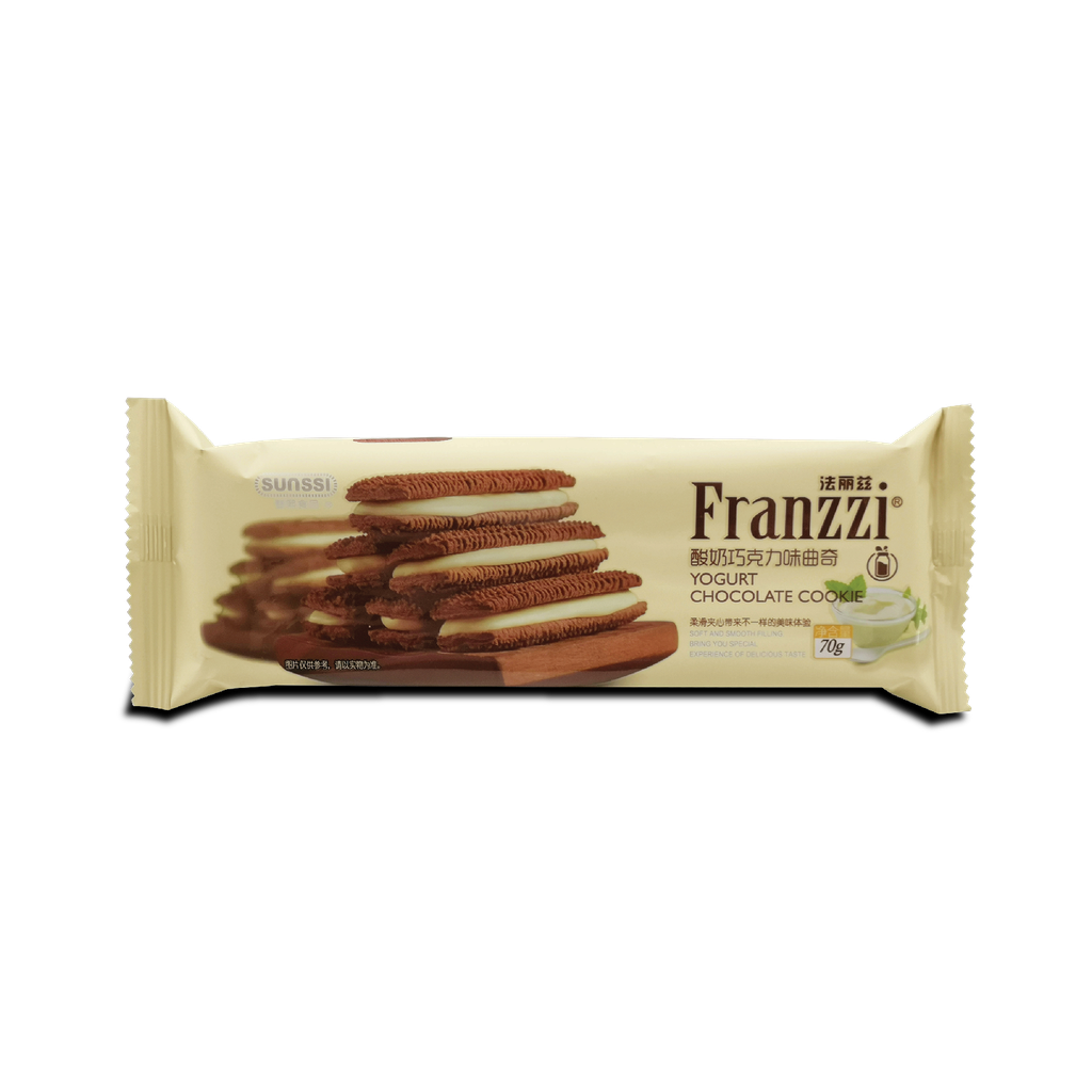 FaLiZi Chocolate Cookies Yogurt Flavor 70g/unit | 法丽兹 酸奶巧克力曲奇 70g