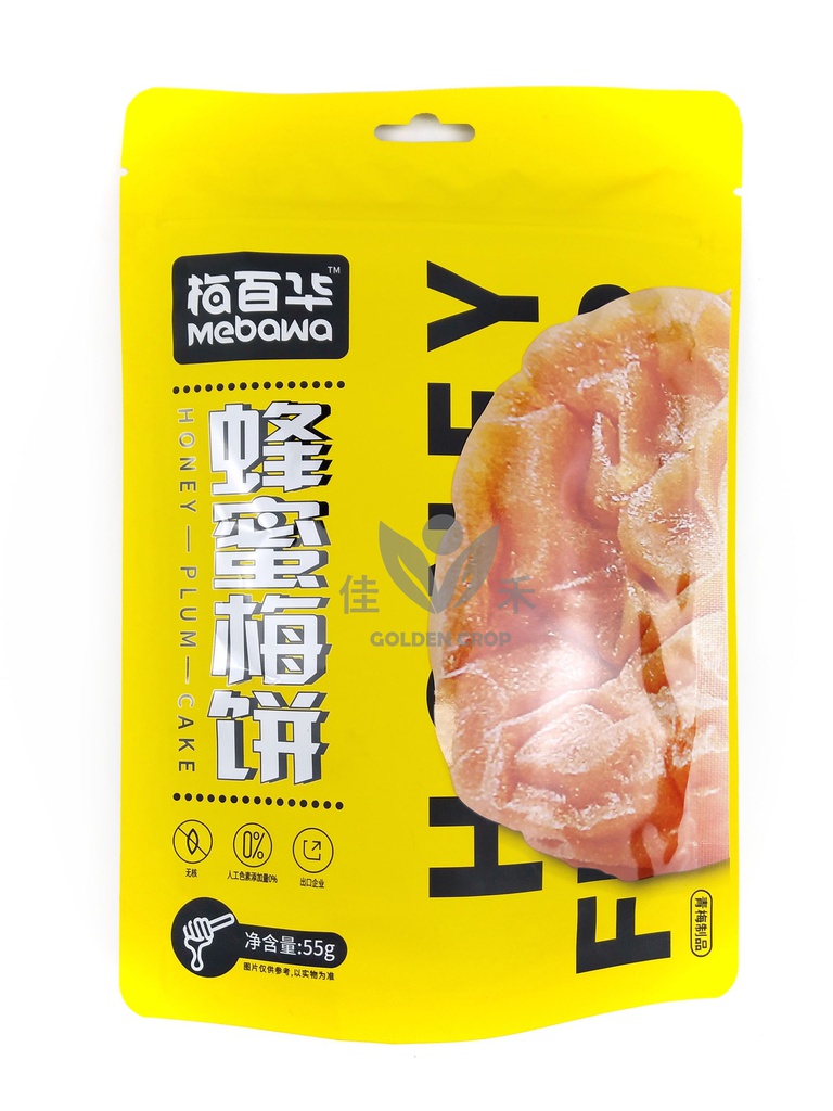 MBH Honey Flavor Plum 55g | 梅百华 蜂蜜味梅饼 55g
