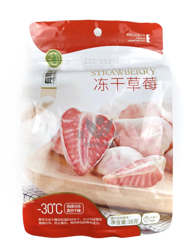 YLYS Freeze Dried Strawberry 38g | 有零有食 草莓冻干 38g