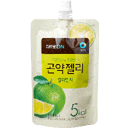 [60923] 韩国 健康低糖低卡蒟蒻果冻 金桔 150ml | KR CJW Konjac Jelly Calamansi 150g