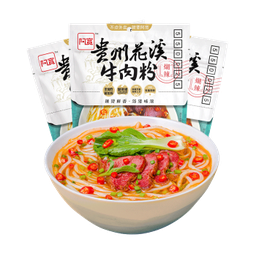[30342] 阿宽 贵州花溪 牛肉粉 105g | AK HuaXi Style Instant Noodle-Artificial Beef Flavour 105g