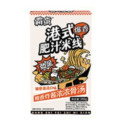 [30425] 霸蛮 港式肥牛米线 浓汤口味 289g | BAMAN Hong Kong Style Rice Noodles，Bone Broth Flavor 289g