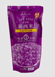 [61223] WFY New Sago Pearls Topping Taro Flavor 250g | 香芋味新西米粉圆 250g
