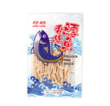 [61729] JJ Pollack Fish Snack 50g | 珍珍 鳕鱼香丝 50g