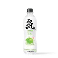 [61761] Genki Forest Zero Sugar Sparkling Water Green Apple 480 ml | 元气森林 0卡0脂 青苹果味 苏打水 480 ml
