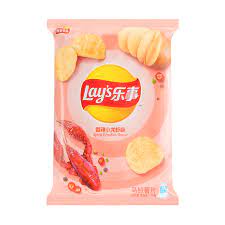 [61734] Lay's Potato Chips-Artificial Spicy Crayfish Flavor 70g | 乐事 小龙虾味薯片 70g