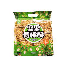 [30924] HBS Highland Barley Snack Bar 286g | 好巴食 坚果青稞酥 286g