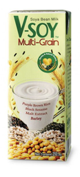 [61442] V-SOY 杂粮豆奶 200ml | ASEA V-SOY Multi Grain Soybean Drinks 200ml