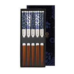 [70459] Tokyo Design Studio Chopstick Blue Flowers - 5 pair | TDS 日式青花纹 筷子 5双装