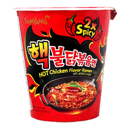 [30992] Samyang Extreme Hot Chicken  Ramen Cup 2x Spicy 70g | 韩国三养 辣鸡面 超辣 杯面 70g