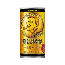 [61586] Suntory Boss Coffee Less Sugar 185ml丨三得利 少糖咖啡 185ML