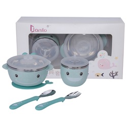 [70484] NF Kids Table Ware Kids (Green) 1 SET丨NF 儿童餐具 1 SET