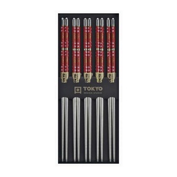 [70537] Tokyo Design Studio Chopstick Stainless Steel - 5 pair | Tokyo Design Studio 不锈钢 筷子 5双装