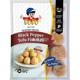 [81067] Dodo Black Pepper Tofu Fish Ball 200g | Dodo 黑胡椒豆腐鱼丸 200g