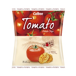 [61827] 卡乐比 薯片 香草番茄味 55g丨Calbee Potato Crisps – Tomato 55g