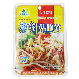 [20626] JW Crispy Bamboo Shoots with Enoki 65g | 津味 金针菇脆笋 65g