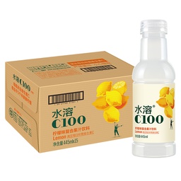 [61859] 水溶C100 柠檬味 复合果汁饮料 445ml | SR C100 Compound Juice Drink - Lemon Flavor 445ml