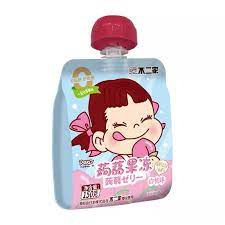 [61872] 日本 不二家 蒟蒻可吸果冻 白桃味 150g | JP Fruit Jelly White Peach Flavour 150g