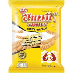 [61878] Hanami 大蒜胡椒味虾条 60g | HANAMI Prawn Crackers Garlic-Pepper 60g