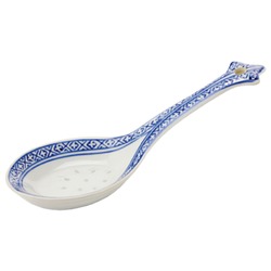 [70553] NF Rice grain blue ricespoon 21cm | 青花瓷米勺 21cm